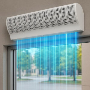 180cm Air Curtain, Metal Cover with Remote Control and Door Sensor